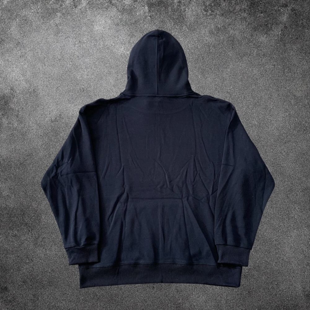 Alo Yoga Hoodie and Open Leg Sweatpants Set Navy Blue Large Tracksuit Loungewear - Picture 3 of 9
